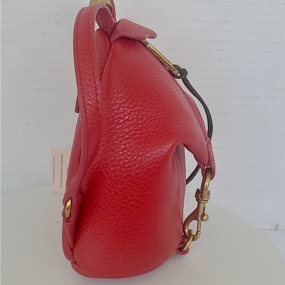 Rebecca Minkoff Mini Julian Leather Backpack Keychain - Picture 3 of 6